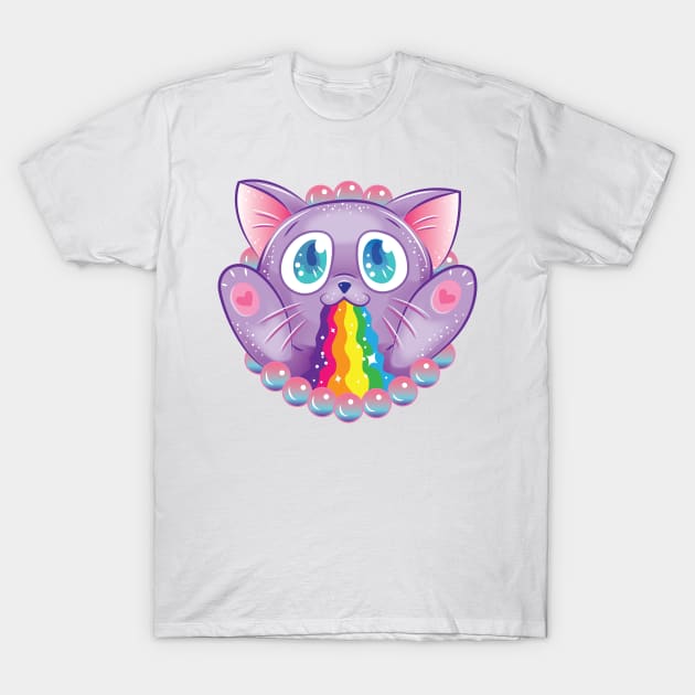 Rainbow Kitty T-Shirt by SynderellaCharms